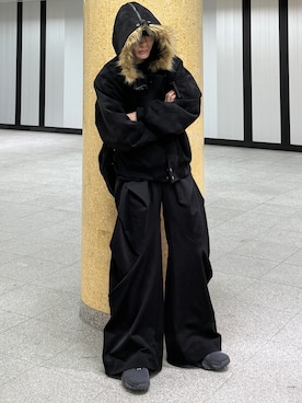 「アイテム（その他アウター）」を使った、くま🧸さん（メンズ・174cm）の秋コーディネート