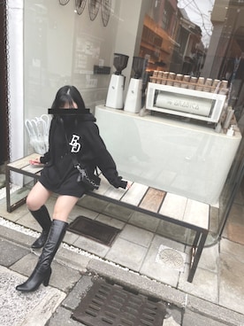 「EGOIST（エゴイスト）のアイテム（トップス）」を使った、🦋さん（レディース・153cm）の秋コーディネート