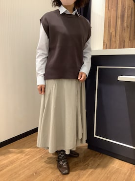 BRICK HOUSE by Tokyo Shirts 浜松市野イオンモール店さん（レディース・155cm）の秋コーディネート