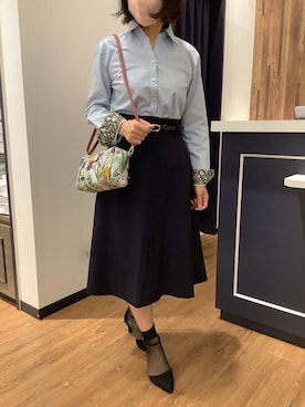 「アイテム（ポーチ）」を使った、BRICK HOUSE by Tokyo Shirts 浜松市野イオンモール店さん（レディース・155cm）の夏コーディネート