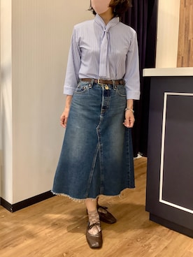 BRICK HOUSE by Tokyo Shirts 浜松市野イオンモール店さん（レディース・155cm）の春コーディネート