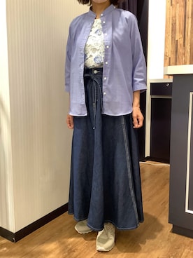 BRICK HOUSE by Tokyo Shirts 浜松市野イオンモール店さん(レディース・155cm)の夏コーディネート