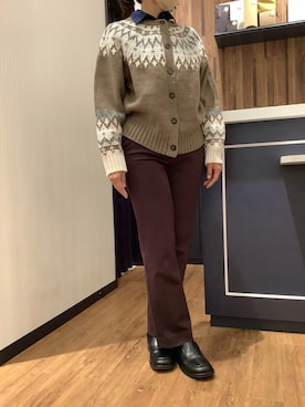 「ニット/セーター」｜BRICK HOUSE by Tokyo Shirts 浜松市野イオンモール店さん（レディース・155cm）の秋コーディネート