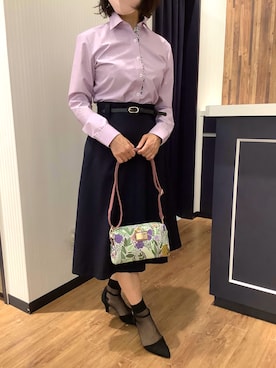 「アイテム（ポーチ）」を使った、BRICK HOUSE by Tokyo Shirts 浜松市野イオンモール店さん（レディース・155cm）の夏コーディネート