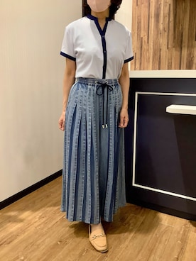 「東京シャツ」｜BRICK HOUSE by Tokyo Shirts 浜松市野イオンモール店さん（レディース・155cm）の春コーディネート