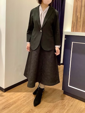 BRICK HOUSE by Tokyo Shirts 浜松市野イオンモール店さん（レディース・155cm）の冬コーディネート