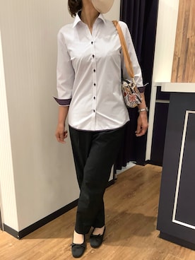 「アイテム（財布/小物）」を使った、BRICK HOUSE by Tokyo Shirts 浜松市野イオンモール店さん（レディース・155cm）の夏コーディネート