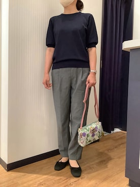 「アイテム（ポーチ）」を使った、BRICK HOUSE by Tokyo Shirts 浜松市野イオンモール店さん（レディース・155cm）の夏コーディネート