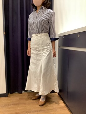 「スッキリコーデ」｜BRICK HOUSE by Tokyo Shirts 浜松市野イオンモール店さん（レディース・155cm）の春コーディネート
