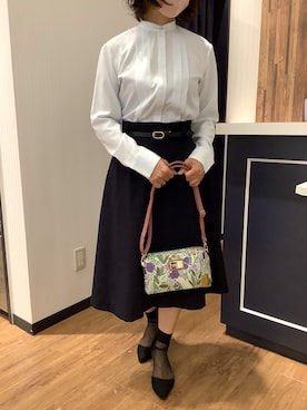 「アイテム（ポーチ）」を使った、BRICK HOUSE by Tokyo Shirts 浜松市野イオンモール店さん（レディース・155cm）の夏コーディネート