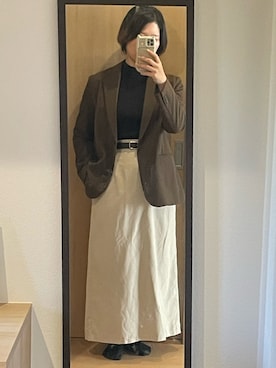 「UNIQLO（ユニクロ）のアイテム」を使った、seaman0515さん（骨格ウェーブ・レディース・163cm）の秋コーディネート