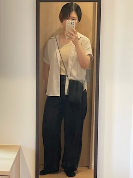 「アイテム（トップス）」を使った、seaman0515さん（レディース・163cm・30代）の夏コーディネート