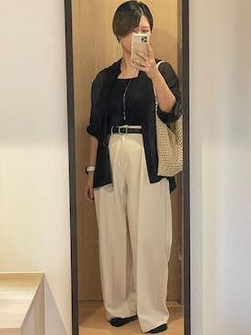 「アイテム（ネックレス）」を使った、seaman0515さん（レディース・163cm・30代）の夏コーディネート