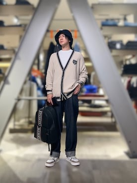「アイテム（財布）」を使った、YUUさん（メンズ・174cm）の秋コーディネート