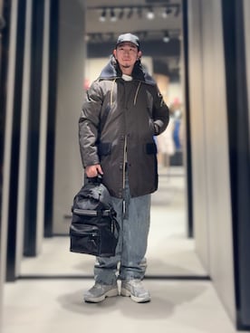 「アイテム（キャップ）」を使った、YUUさん（メンズ・174cm）の春コーディネート