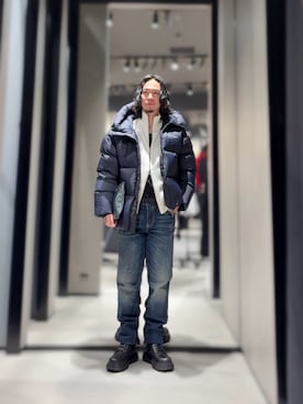 「ドライバーズニット」｜YUUさん（メンズ・174cm）の冬コーディネート