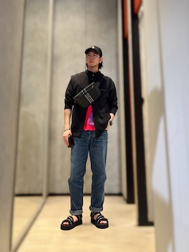 「アイテム（財布）」を使った、YUUさん（メンズ・174cm）の春コーディネート