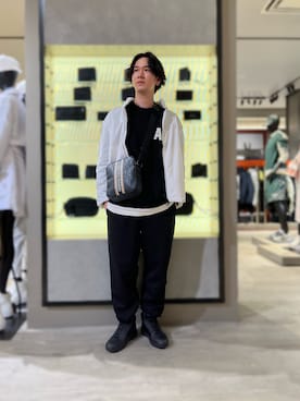 「春服デビュー宣言」｜「アイテム（ナイロンジャケット）」を使った、YUUさん（メンズ・174cm）の春コーディネート