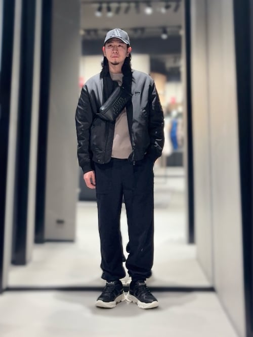 A|Xアルマーニ エクスチェンジ】ビッグラバーAXロゴ パネルキャップ