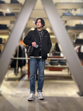 「重ね着ベストシーズン」｜「アイテム（財布/小物）」を使った、YUUさん（メンズ・174cm）の秋コーディネート