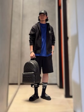 「アイテム（レッグウェア）」を使った、YUUさん（メンズ・174cm）の夏コーディネート