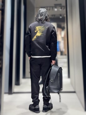 「ARMANI EXCHANGE（アルマーニエクスチェンジ）のアイテム」を使った、YUUさん（メンズ・174cm）の冬コーディネート