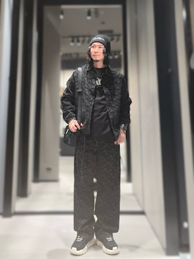 「アイテム（デニムジャケット）」を使った、YUUさん（メンズ・174cm）の秋コーディネート