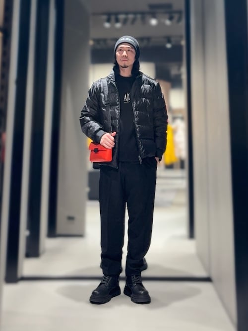 A|X アルマーニ エクスチェンジ】オールオーバーロゴ シャイニーダウン