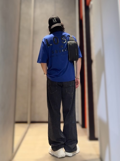 【A/X Armani Exchange】フロント プリント リラックス Tシャツ ARMANI EXCHANGE tシャツ 「A|X アルマーニ エクスチェンジ