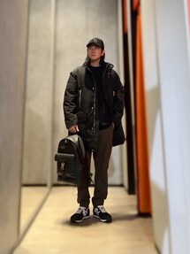 いのしし E.T. Tシャツ 黒 ARMANI EXCHANGE(アルマーニエクスチェンジ)の「【A|X