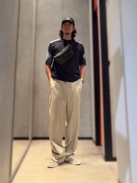 「アイテム（ブレスレット、その他）」を使った、YUUさん（メンズ・174cm）の夏コーディネート