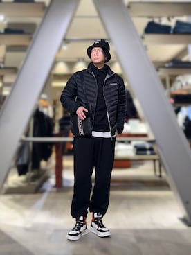 「アイテム（財布）」を使った、YUUさん（メンズ・174cm）の冬コーディネート