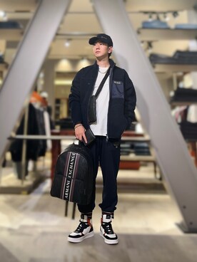 「アイテム（財布）」を使った、YUUさん（メンズ・174cm）の秋コーディネート