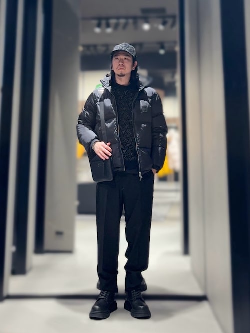 A|X アルマーニ エクスチェンジ】ICON フーデッドダウンジャケット