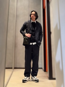 「ARMANI EXCHANGE（アルマーニエクスチェンジ）のアイテム（ジャケット/アウター）」を使った、YUUさん（メンズ・174cm）の春コーディネート