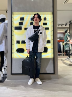 「春服デビュー宣言」｜「アイテム（財布/小物）」を使った、YUUさん（メンズ・174cm）の春コーディネート