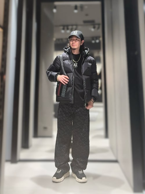 J6281 新品 エンポリオアルマーニ 20AWバーズアイソリッドスーツ 黒48