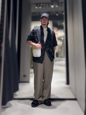 「アイテム（バングル/リストバンド、その他）」を使った、YUUさん（メンズ・174cm）の春コーディネート