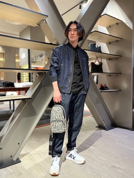 「デニムっていいよね」｜「アイテム（スウェットパンツ）」を使った、YUUさん（メンズ・174cm）の夏コーディネート