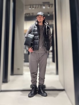 「スポーツミックス」｜YUUさん（メンズ・174cm）の冬コーディネート