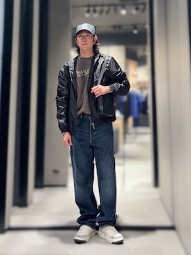「armaniexchange」｜YUUさん（メンズ・174cm）の秋コーディネート