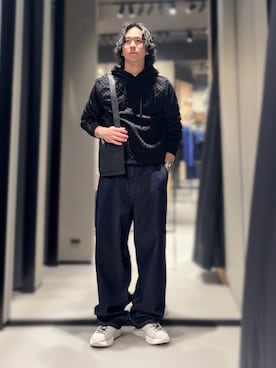 「armaniexchange」｜YUUさん（メンズ・174cm）の秋コーディネート