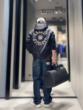 「armaniexchange」｜YUUさん（メンズ・174cm）の秋コーディネート