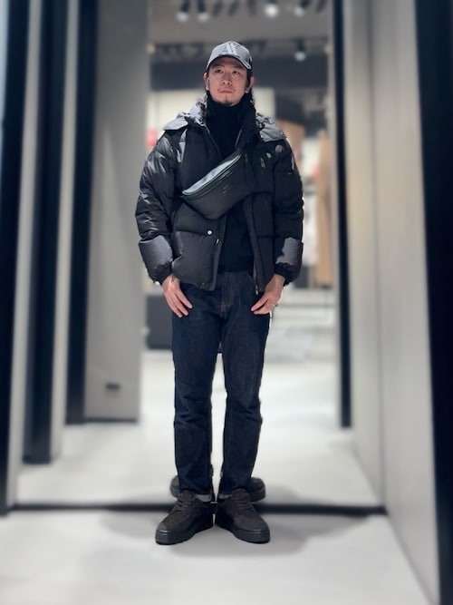 A|Xアルマーニ エクスチェンジ】ビッグラバーAXロゴ パネルキャップ