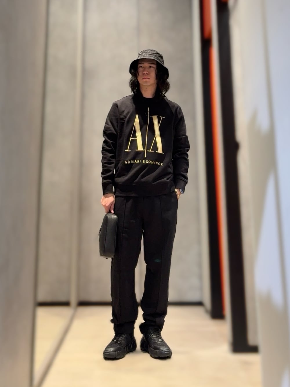 y様♡ARMANI EXCHANGE　上下コーデ　袖ロゴラインが激かわ♡　コーデ y様♡ARMANI EXCHANGE 上下コーデ 袖ロゴラインが激かわ♡ コーデ y様