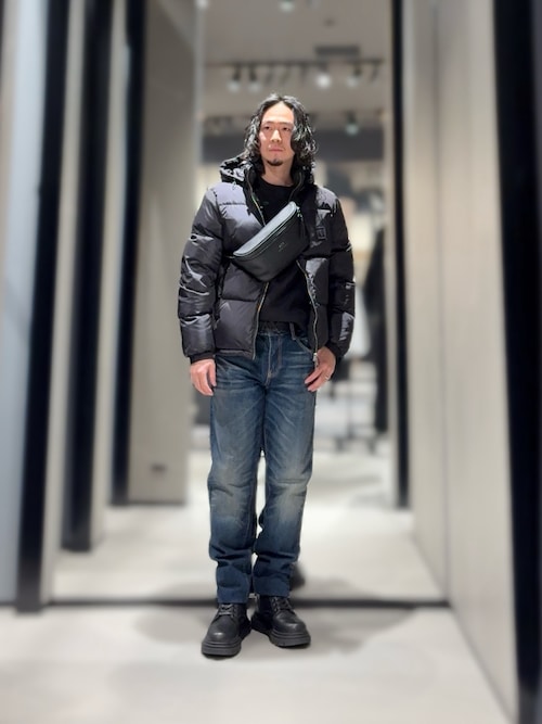 A|X アルマーニ エクスチェンジ】A|Xロゴ ウエストポーチ/ボディバッグ