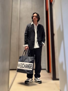 「アイテム（テーラードジャケット）」を使った、YUUさん（メンズ・174cm）の夏コーディネート