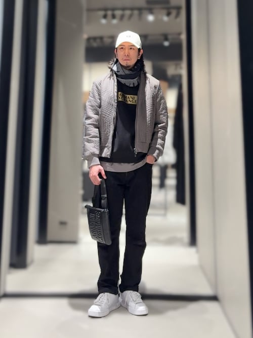 A|X アルマーニ エクスチェンジ】CL AXロゴ マフラー（マフラー