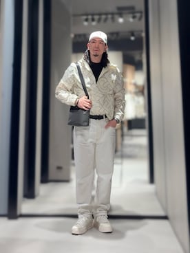 「アイテム（バングル/リストバンド、その他）」を使った、YUUさん（メンズ・174cm）の春コーディネート