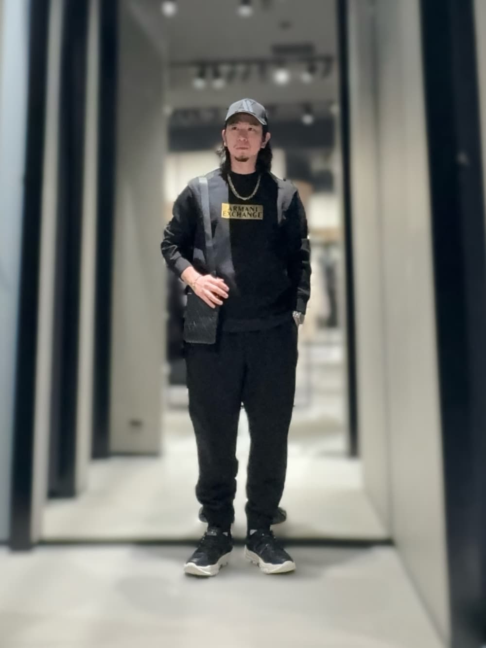 y様♡ARMANI EXCHANGE　上下コーデ　袖ロゴラインが激かわ♡　コーデ y様♡ARMANI EXCHANGE 上下コーデ 袖ロゴラインが激かわ♡ コーデ y様